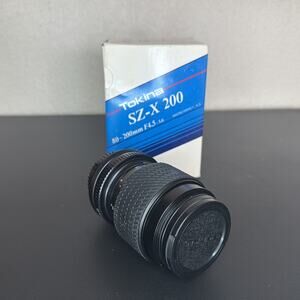 Tokina SZ-X 200 80-200mm f/4.5-5.6 Zoom Lens Canon FD FL Mount Vintage